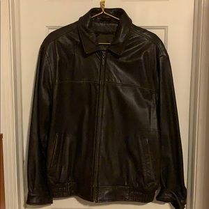 Man’s leather jacket
